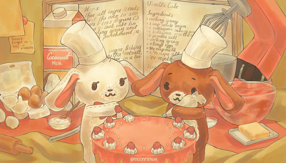“Cooking time” (Characters from Sugarbunnies)