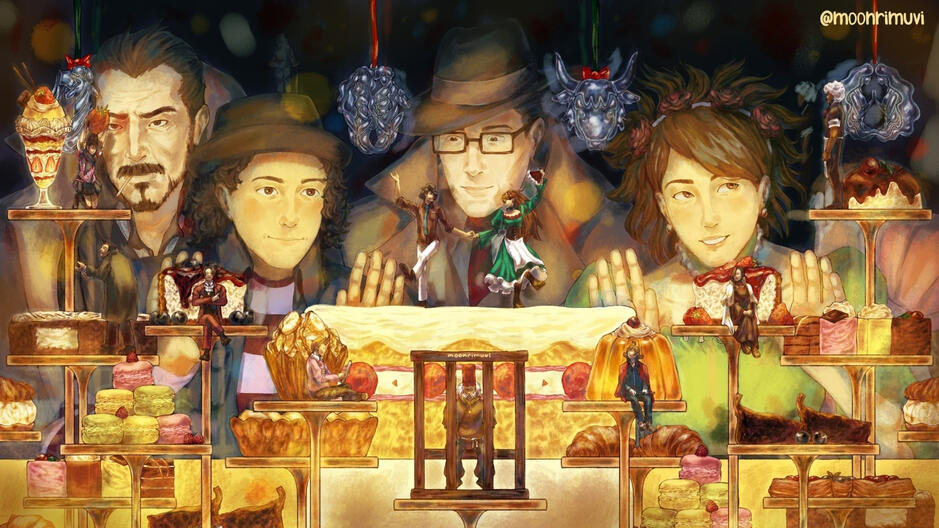 “A look from the past” (Characters from Ace Attorney)