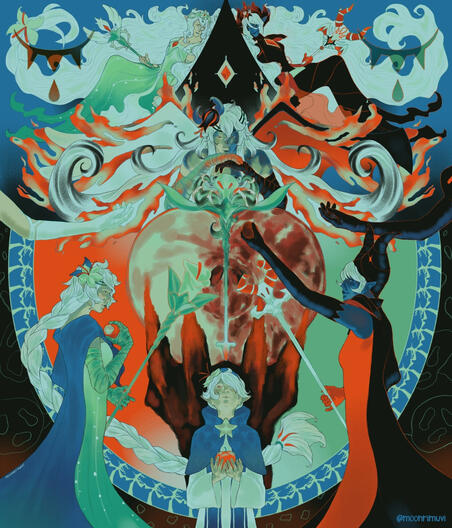 “The value of knowledge” (Characters from Cookie Run Kingdom)