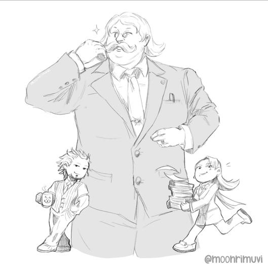 “Mustache” (Characters from Ace Attorney)