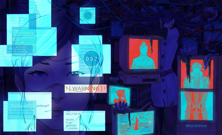 “Aura Blackquill” (Characters from Ace Attorney)